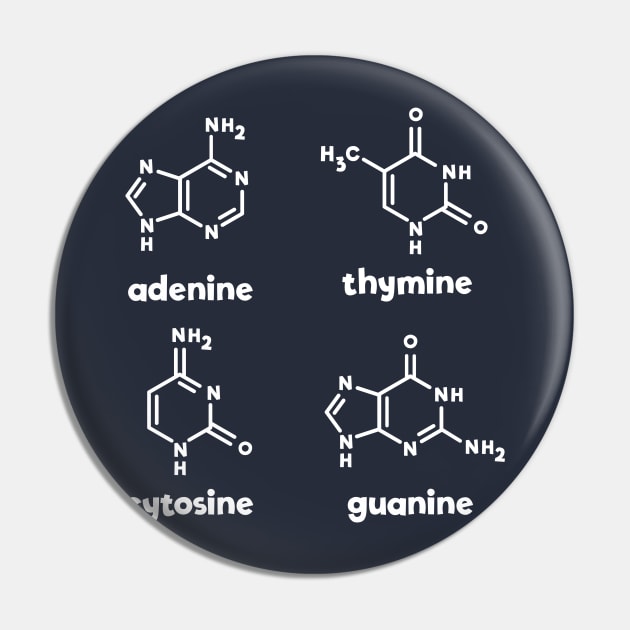 ATCG Science Molecule Chemistry Pin by happinessinatee