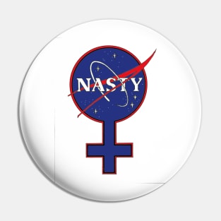 NASA Nasty Woman Pin