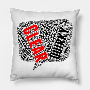 Positive Words, Positive Vibes, Quotes Pillow