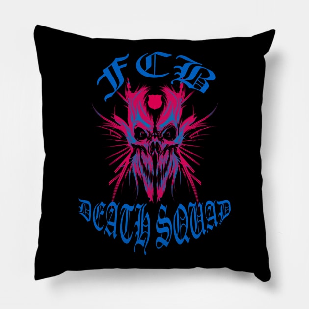 FCB dead squad monster Pillow by Forart