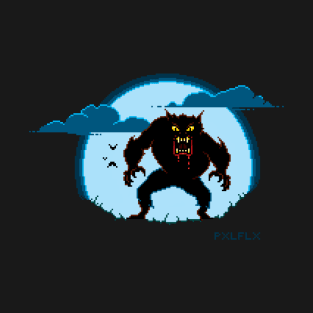 Pixel Wolfman T-Shirt