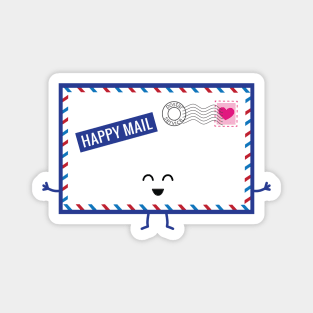 Happy Mail | by queenie's cards Magnet