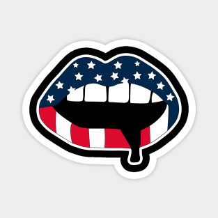 USA Lips Magnet