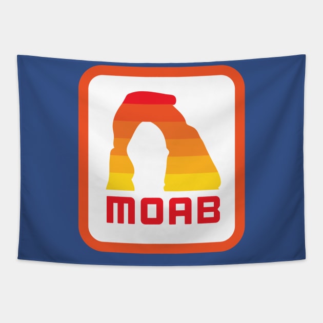 Moab Utah Retro Tapestry by PodDesignShop