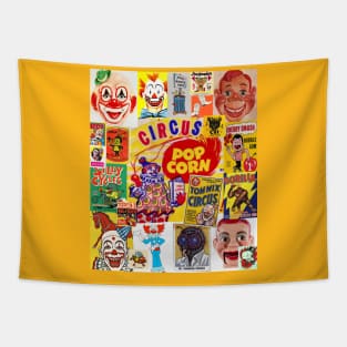 CIRCUS COLLAGE Tapestry