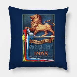 1915 Vintage Ink Company Pillow