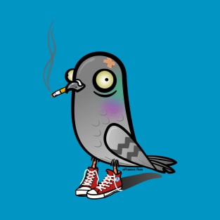 Smoking Pigeon T-Shirt