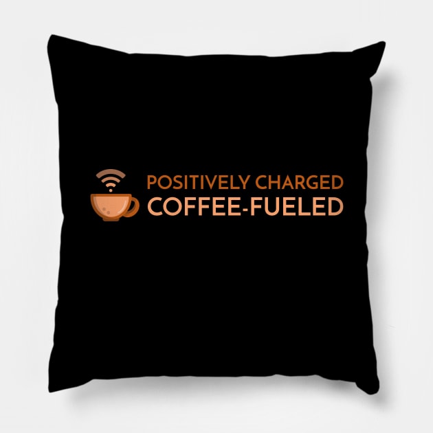 Positively charged and coffee-fueled Pillow by OptiVibe Wear