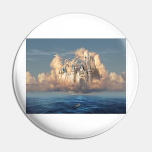 Castle in the Sky or Clouds of Shattered Dreams Pin