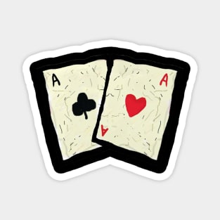 A Pair of Aces Magnet