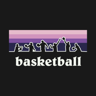 Retro Basketball Player Silhouette T-Shirt