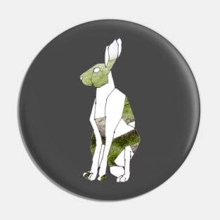 Polygon Rabbit Pin