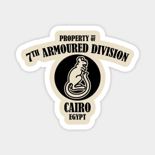 Property of 7th Armoured Division Magnet