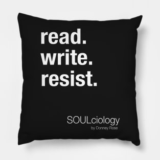 read.write.resist Pillow