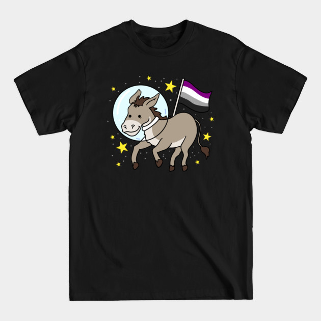 Discover Asexual Donkey In Space Asexual Pride - Ace Pride - T-Shirt