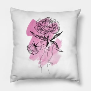 Catching Flowers Pillow