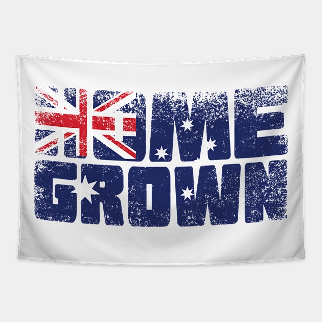 Home Grown Australian Flag Tapestry by ThyShirtProject - Affiliate