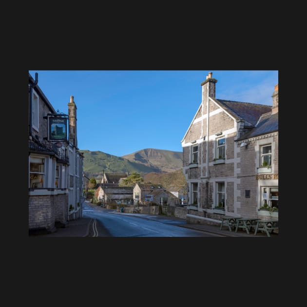 View of Castleton looking towards Mam Tor, Derbyshire,UK by Itsgrimupnorth