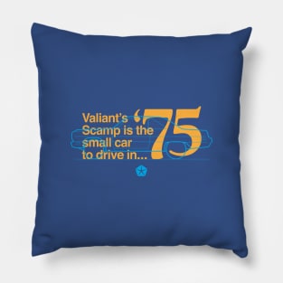 75 Scamp (Valiant) - The Small Car to Drive Pillow