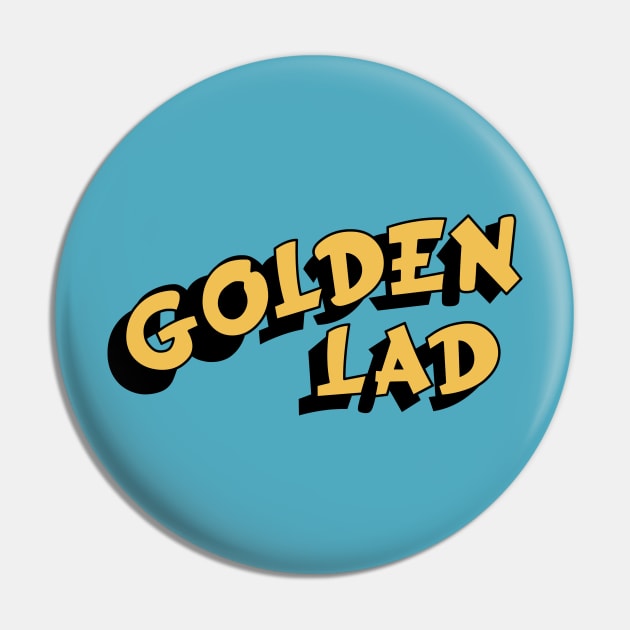 Golden Lad Pin by CoverTales