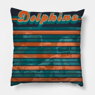 Miami Dolphins Style Pillow