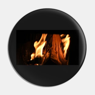 Burning Wood Pin