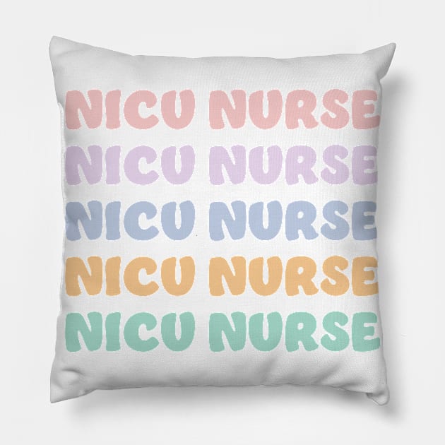 nicu nurse Pillow by ithacaplus