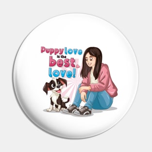 Puppy love is the best love Pin
