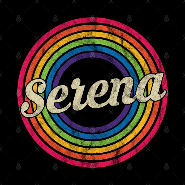 Serena - Retro Rainbow Faded-Style by MaydenArt