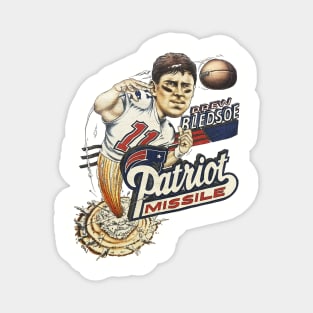 Drew Bledsoe - Patriot Missile - New England Patriots Magnet