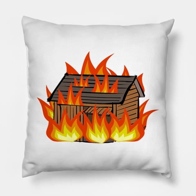 Someone burned down my she shed - State Farm Commercial Pillow by tziggles