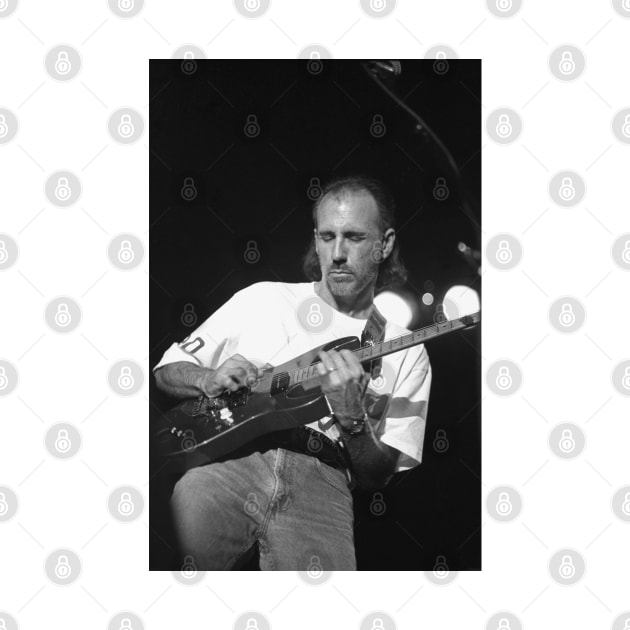 Larry Carlton BW Photograph by Concert Photos