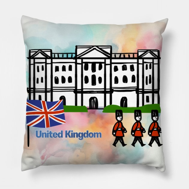 the London Guard Pillow by zzzozzo