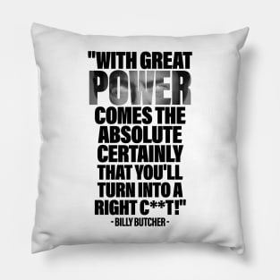 With Great Power Pillow