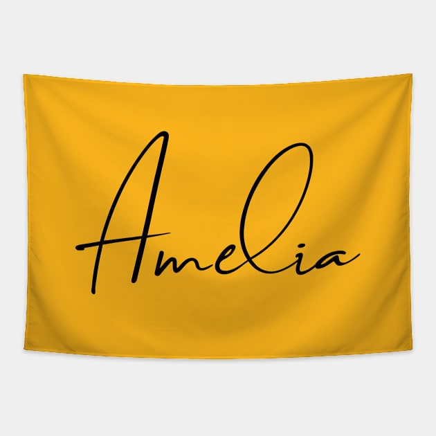 Amelia name Tapestry by ryspayevkaisar