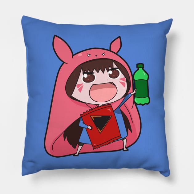 D.Va-chan Pillow by jRoKk17