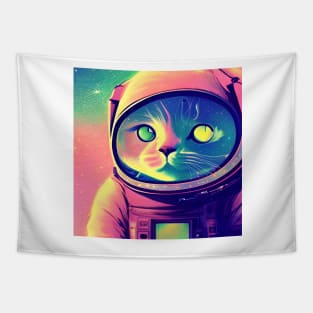 Astronaut Cat Tapestry