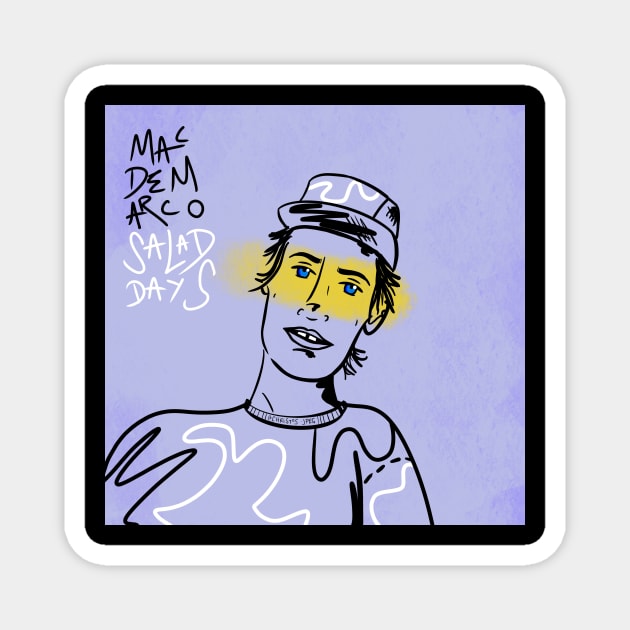 SALAD DAYS, MAC DEMARCO Magnet by christos.jpeg