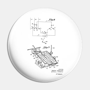 Driving Arrangements for Sewing Machine Vintage Patent Hand Drawing Pin