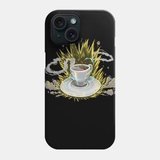 Super saiyan coffee cup Phone Case