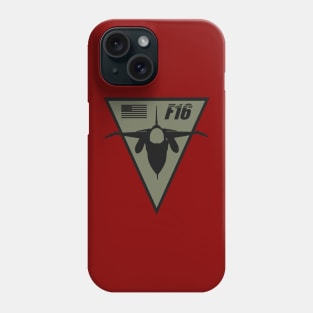 F-16 Viper Patch (subdued) Phone Case