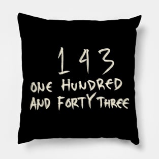 143 Pillow