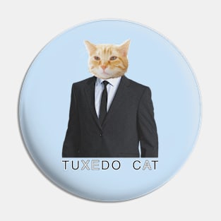 Tuxedo Cat // Parody Pin