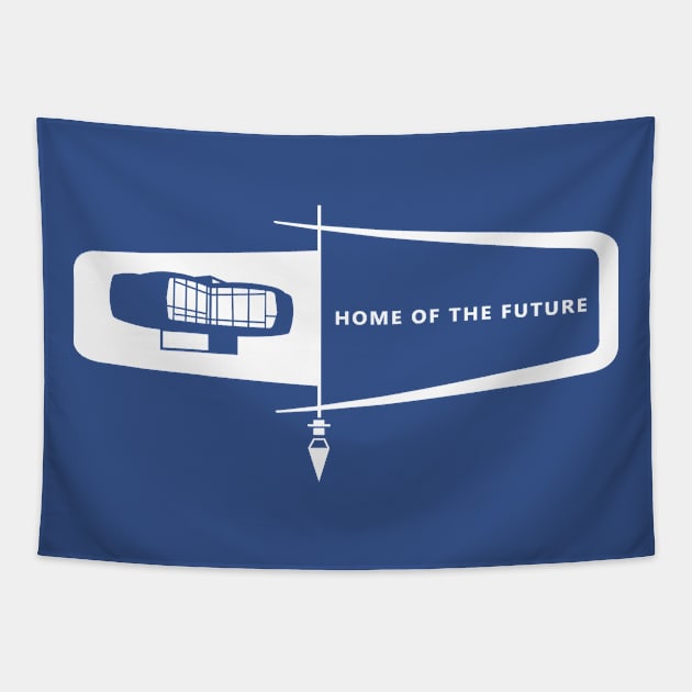 Home of the Future Tapestry by Lunamis