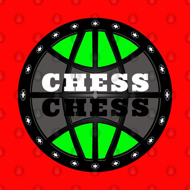 Chess Logo in Black, White and Green by The Black Panther