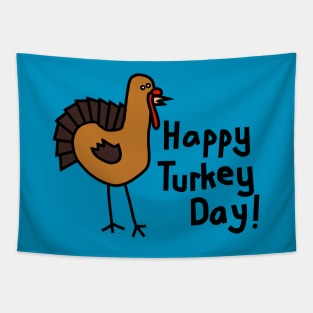 Turkey Greeting for Thanksgiving Tapestry