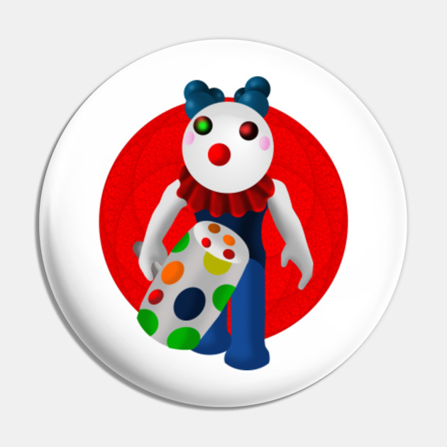 Piggy Roblox Clown Piggy Roblox Pin Teepublic - pin on piggy roblox