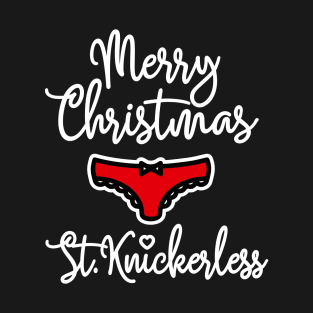 Naughty St. Knickerless sexy Christmas lingerie T-Shirt