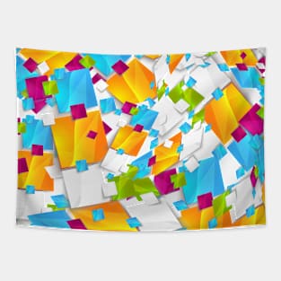 Geometric abstraction Tapestry