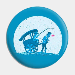 Rickshaw Zombie Pin